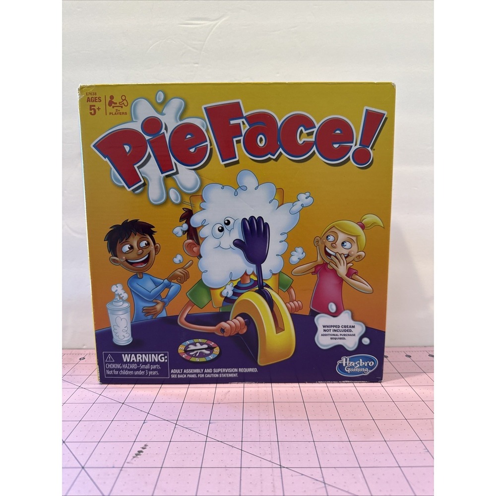 Hasbro Gaming Pie Face Game Cream Family Kids New Sealed